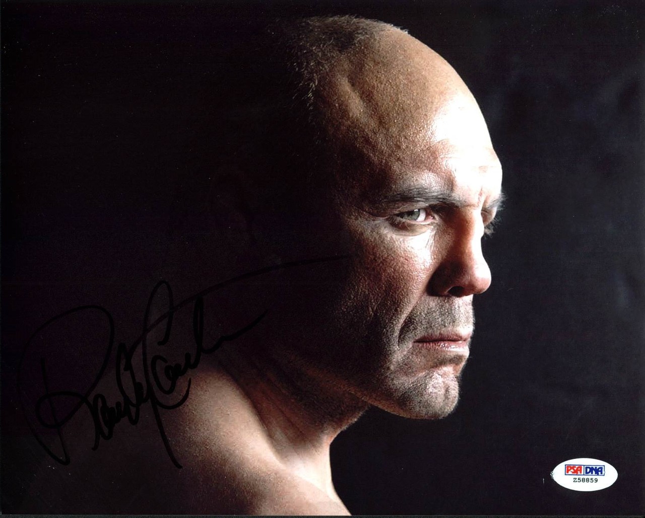 Press Pass Collectibles Randy Couture UFC Authentic Signed 8X10 Photo Autographed PSA/DNA #Z58859